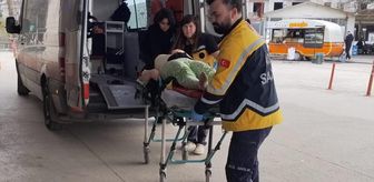 Bursa'da balkondan düşen kadın yaralandı