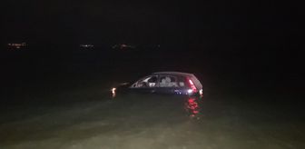 Bursa'da göle düşen otomobilin sürücüsü yaralandı