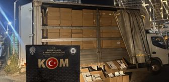 Bursa'da kaçakçılık operasyonunda 3 milyon makaron ele geçirildi