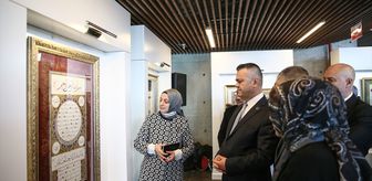 Bursa'da 'Sanatın Diliyle Değerlerimiz' sergisi açıldı
