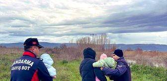 Bursa'da su seviyesinin yükseldiği bölgedeki evde mahsur kalan aile kurtarıldı