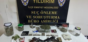 Bursa'da uyuşturucu operasyonlarında 2 zanlı yakalandı