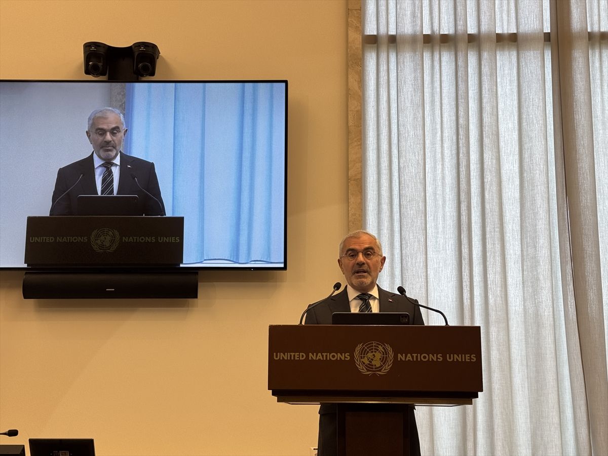 Büyükelçi Akçapar, BM'de Silahsızlanma Konferansı'nda konuştu