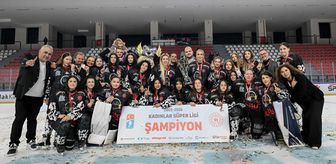 Buz Hokeyi Kadınlar Süper Lig'de şampiyon 'Buzadam'