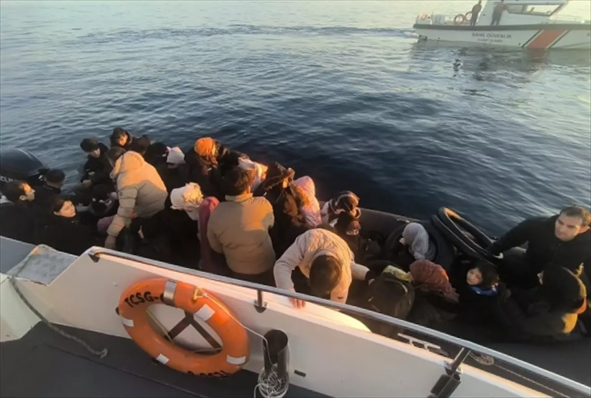 Çanakkale'de 37 düzensiz göçmen yakalandı