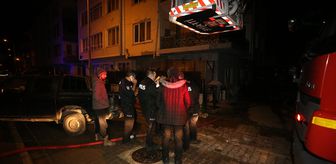 Çanakkale'de yangın çıkan evde hasar oluştu