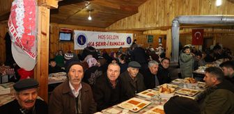 Çankırı'da köy sakinleri iftarda buluştu
