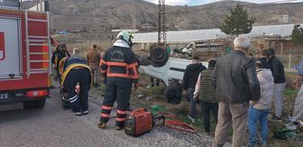 Çankırı'da şarampole devrilen hafif ticari araçtaki 4 kişi yaralandı