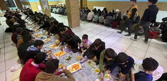 Cansuyu Yardımlaşma ve Dayanışma Derneği, Afrin'de yetim çocuklarla iftarda buluştu