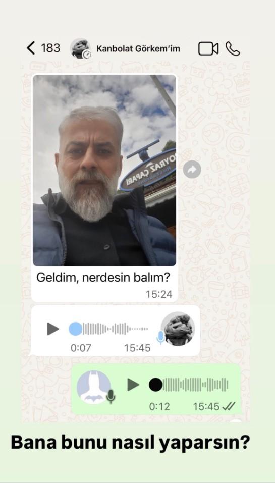 Celil Nalçakan shared his last message with Kanbolat Görkem Arslan