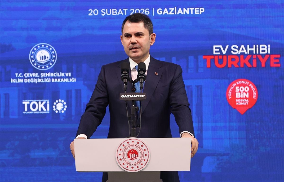 Çevre, Şehircilik ve İklim Değişikliği Bakanı Kurum, Gaziantep'te konuştu Açıklaması