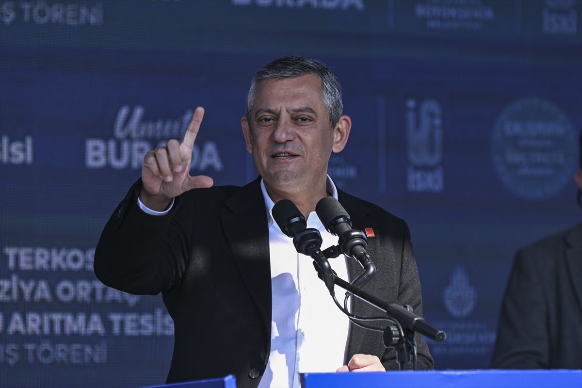 CHP Genel Başkanı Özel, Arnavutköy'de içme suyu arıtma tesisinin açılışına katıldı Açıklaması