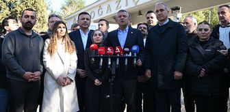 CHP Genel Başkanı Özel, Boğaziçi Üniversitesi'ni ziyaretinin ardından konuştu Açıklaması