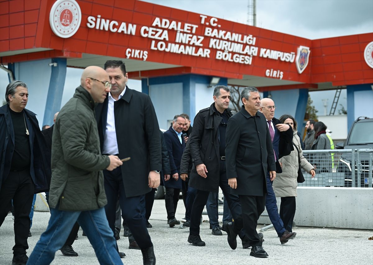 CHP Genel Başkanı Özel, Sincan Cezaevi ziyaretinin ardından konuştu Açıklaması