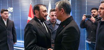 CHP Genel Başkanı Özel, Türkiye Caferileri lideri Özgündüz'e taziye ziyaretinde bulundu