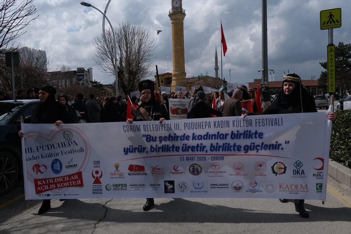 Çorum'da 3. Puduhepa Kadın Kültür Festivali başladı