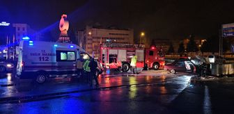 Çorum'da duvara çarpan otomobildeki 2 kişi yaralandı