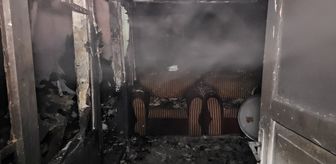Çorum'da gecekonduda çıkan yangın söndürüldü