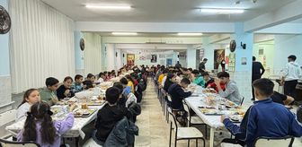 Çorum'da köy okulu öğrencileri iftarda buluştu