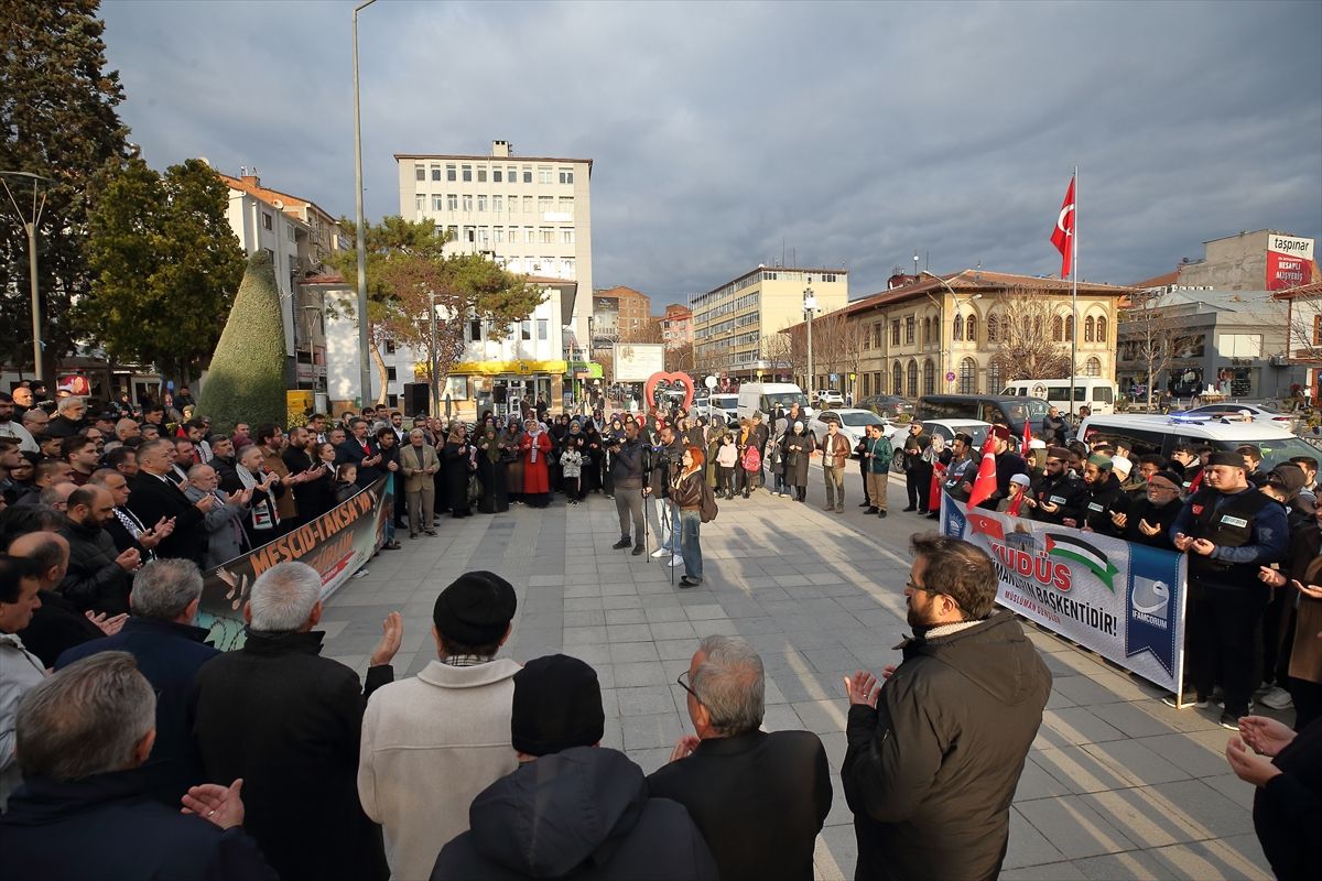 Çorum'da Mescid-i Aksa İçin Eylem