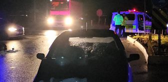Çorum'da polis aracı ile otomobil çarpıştı, 3 kişi yaralandı
