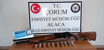 Çorum'da silahla eve ateş açtığı iddia edilen kişi yakalandı