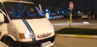Çorum'da sürücünün yayayı darbetmesi güvenlik kamerasında