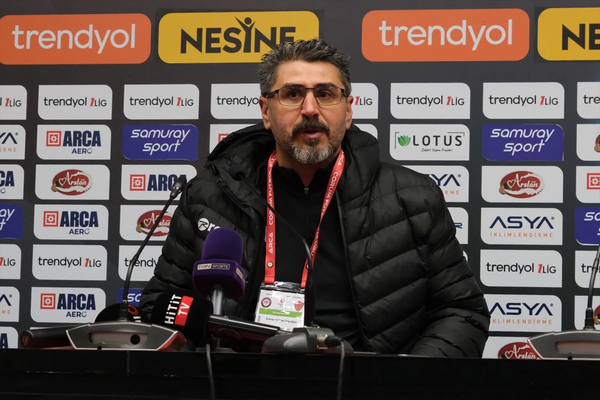 Çorum FK-Hatayspor maçının ardından