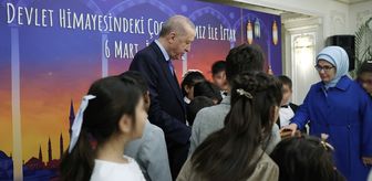 Cumhurbaşkanı Erdoğan, devlet himayesindeki çocuklarla iftarda bir araya geldi
