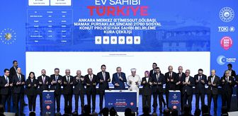 Cumhurbaşkanı Erdoğan 'Ev Sahibi Türkiye-Ankara 31 bin 73 Konut Kura Çekim Töreni'nde konuştu Açıklaması
