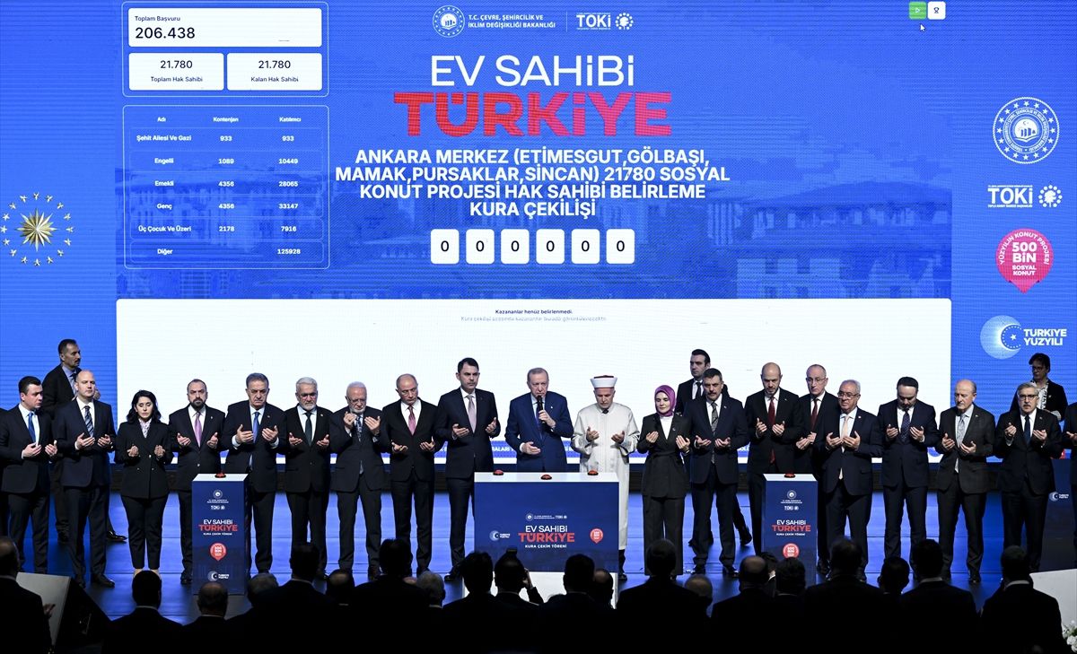 Cumhurbaşkanı Erdoğan 'Ev Sahibi Türkiye-Ankara 31 bin 73 Konut Kura Çekim Töreni'nde konuştu Açıklaması
