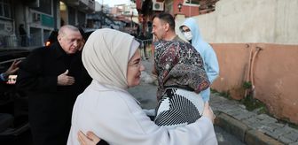 Cumhurbaşkanı Erdoğan, İstanbul'da Kayacık ailesinin iftar sofrasına konuk oldu