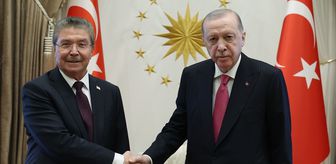Cumhurbaşkanı Erdoğan, KKTC Başbakanı Üstel'i kabul etti