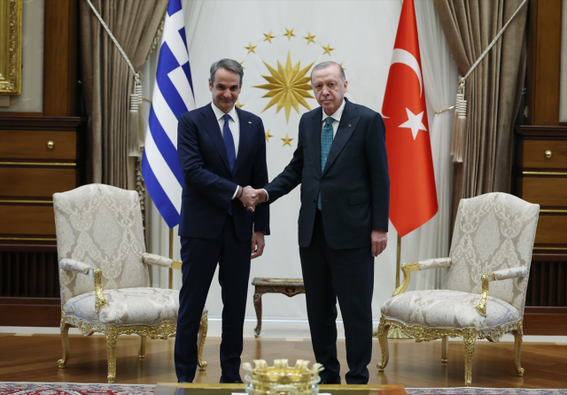 President Erdoğan received Greek Prime Minister Mitsotakis