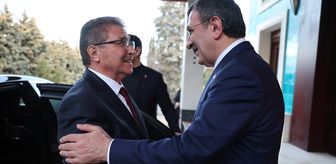 Cumhurbaşkanı Yardımcısı Yılmaz, KKTC Başbakanı Üstel ile görüştü Açıklaması