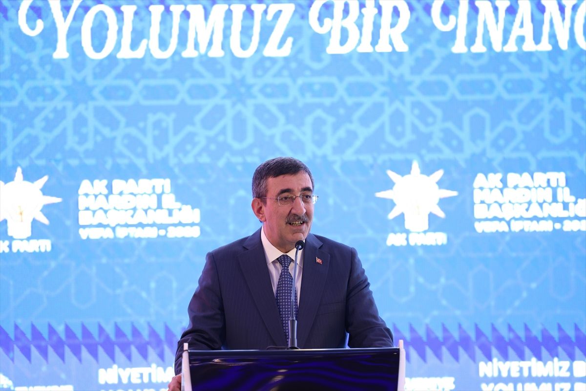 Cumhurbaşkanı Yardımcısı Yılmaz, Mardin'de iftar programında konuştu Açıklaması