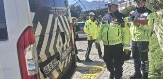 Datça'da öğrenci servislerine yönelik denetim gerçekleştirildi
