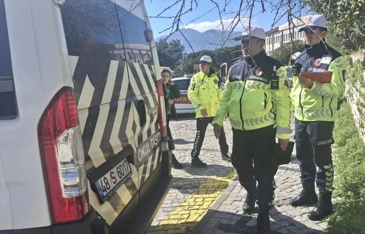 Datça'da öğrenci servislerine yönelik denetim gerçekleştirildi