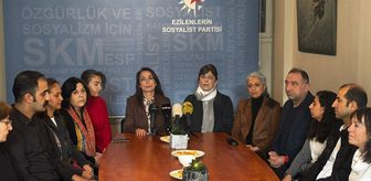 DEM Parti Eş Genel Başkanı Hatimoğulları'ndan ESP İstanbul İl Örgütüne ziyaret