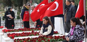 Denizli'de arife günü şehitlik ve mezarlıklar ziyaret edildi