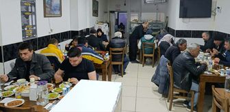Dikmen'de esnaf iftarda bir araya geldi