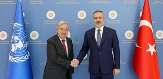 Dışişleri Bakanı Fidan, BM Genel Sekreteri Guterres ile Ankara'da görüştü
