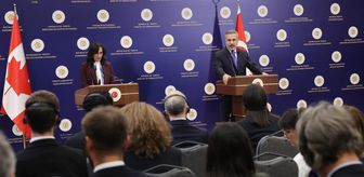 Dışişleri Bakanı Fidan, Kanadalı mevkidaşı Anand ile ortak basın toplantısında konuştu Açıklaması