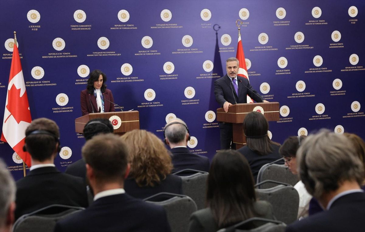 Dışişleri Bakanı Fidan, Kanadalı mevkidaşı Anand ile ortak basın toplantısında konuştu Açıklaması
