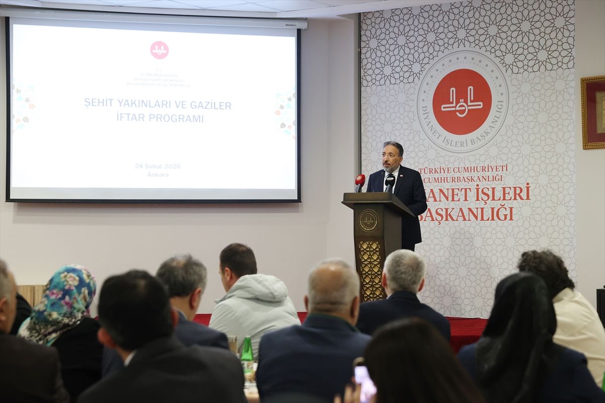 Diyanet İşleri Başkanı Arpaguş şehit yakınları ve gazilerle iftarda buluştu Açıklaması