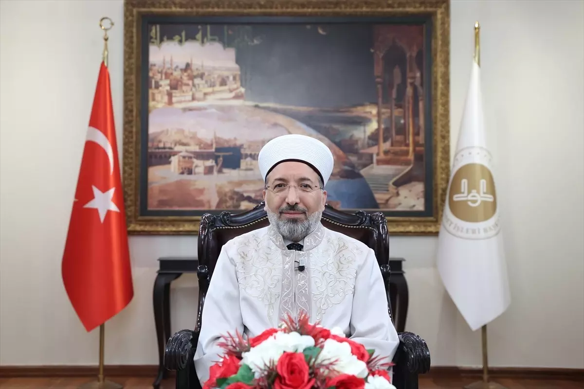 Diyanet İşleri Başkanı Arpaguş'tan İslam dünyasına birlik çağrısı Açıklaması