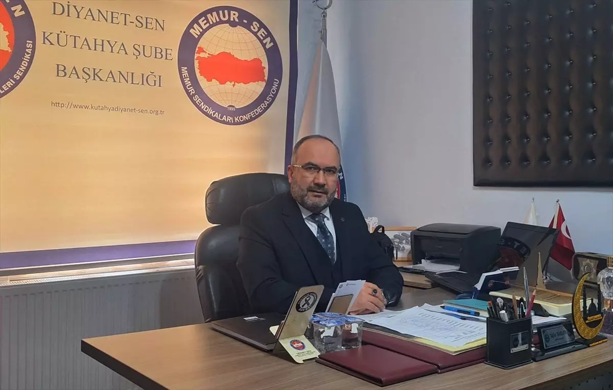 Diyanet-Sen Kütahya Şube Başkanı Balon'dan ramazan mesajı