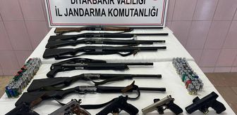 Diyarbakır'da operasyonlarda silah ve mühimmat ele geçirildi