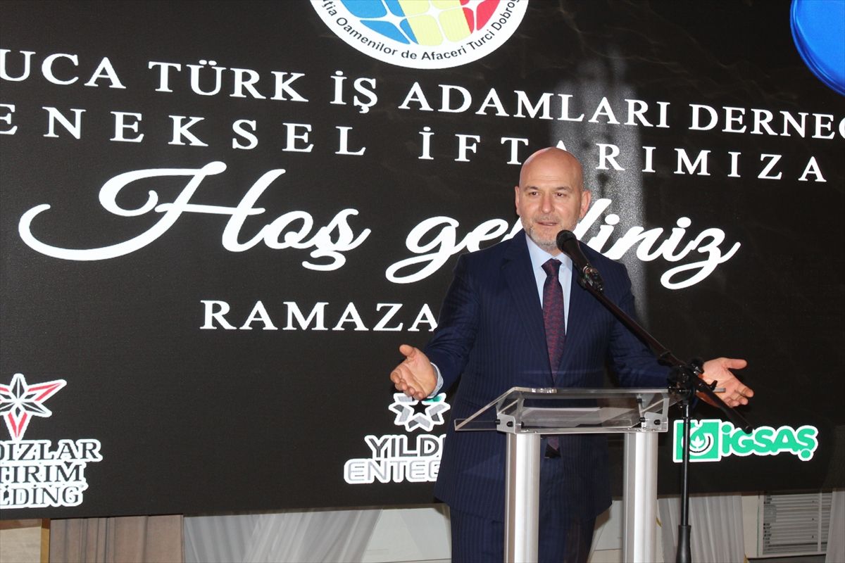 Dobruca Türk İşadamları Derneği Romanya'da iftar programı düzenledi