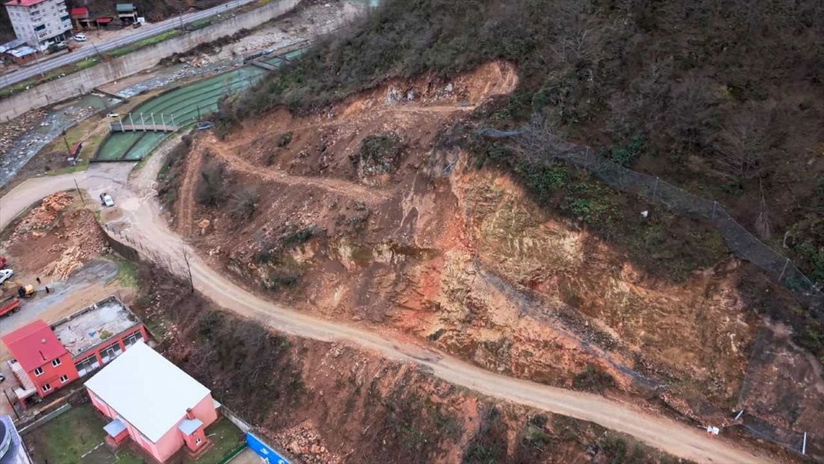 Doğankent'te heyelan riski olan bölgede çalışma yapılacak